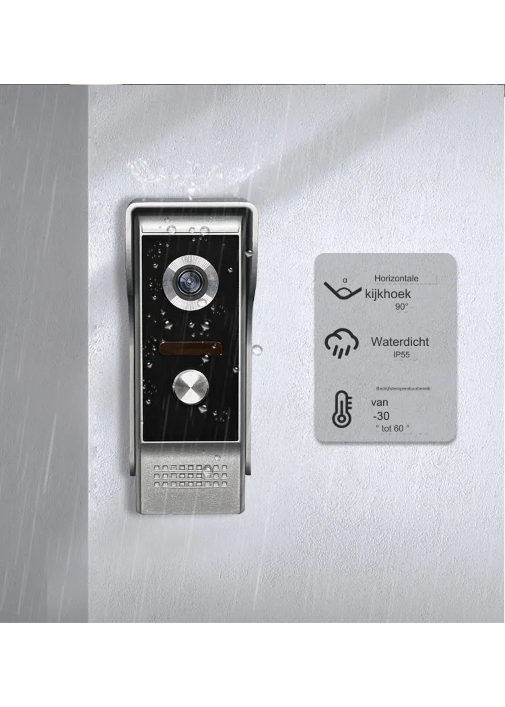 Video-intercom voor huisbeveiligingssysteem