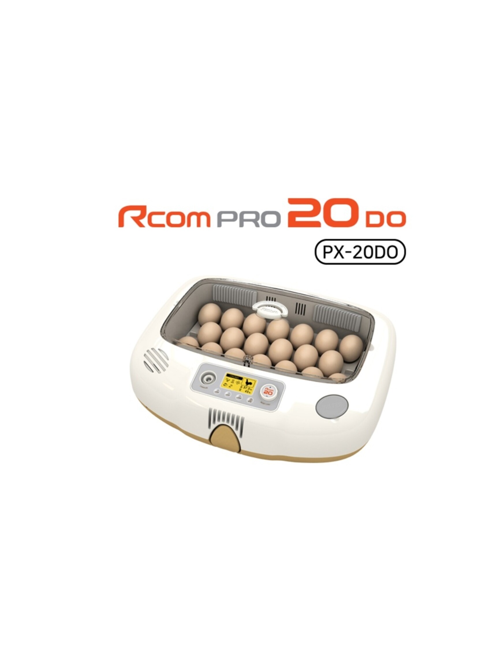 R-com Rcom PRO 20 DO Broedmachine – Slim, Geavanceerd en Gebruiksvriendelijk!
