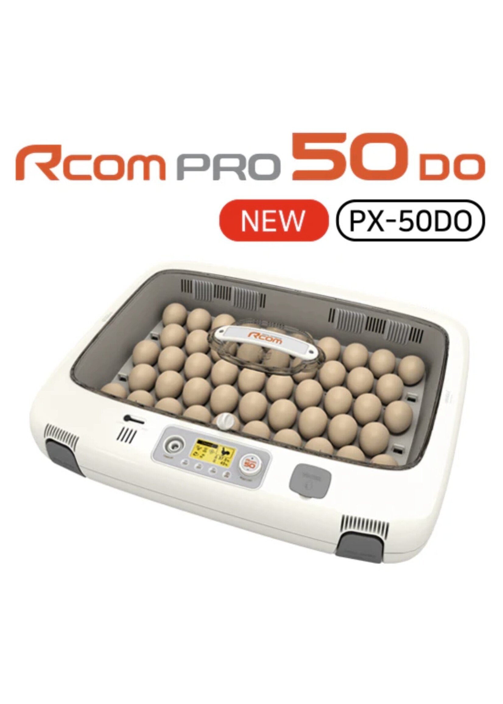 R-com Rcom Pro 50 DO Broedmachine – Professioneel, nauwkeurig en volledig automatisch
