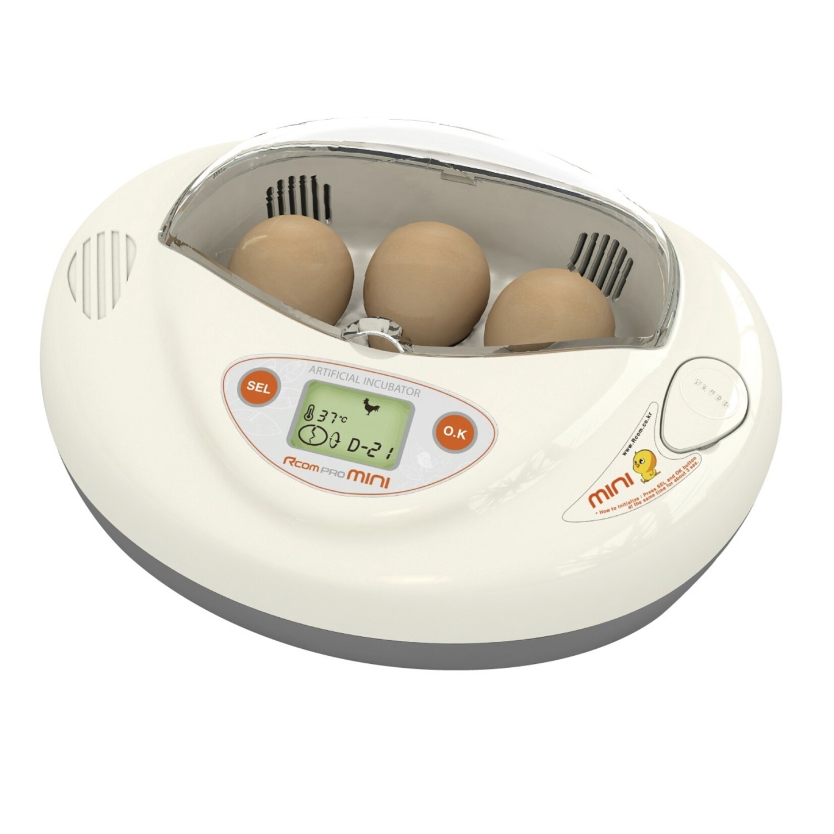 R-com Rcom Pro Mini Broedmachine – Compact, slim en ideaal voor kleine broedsels