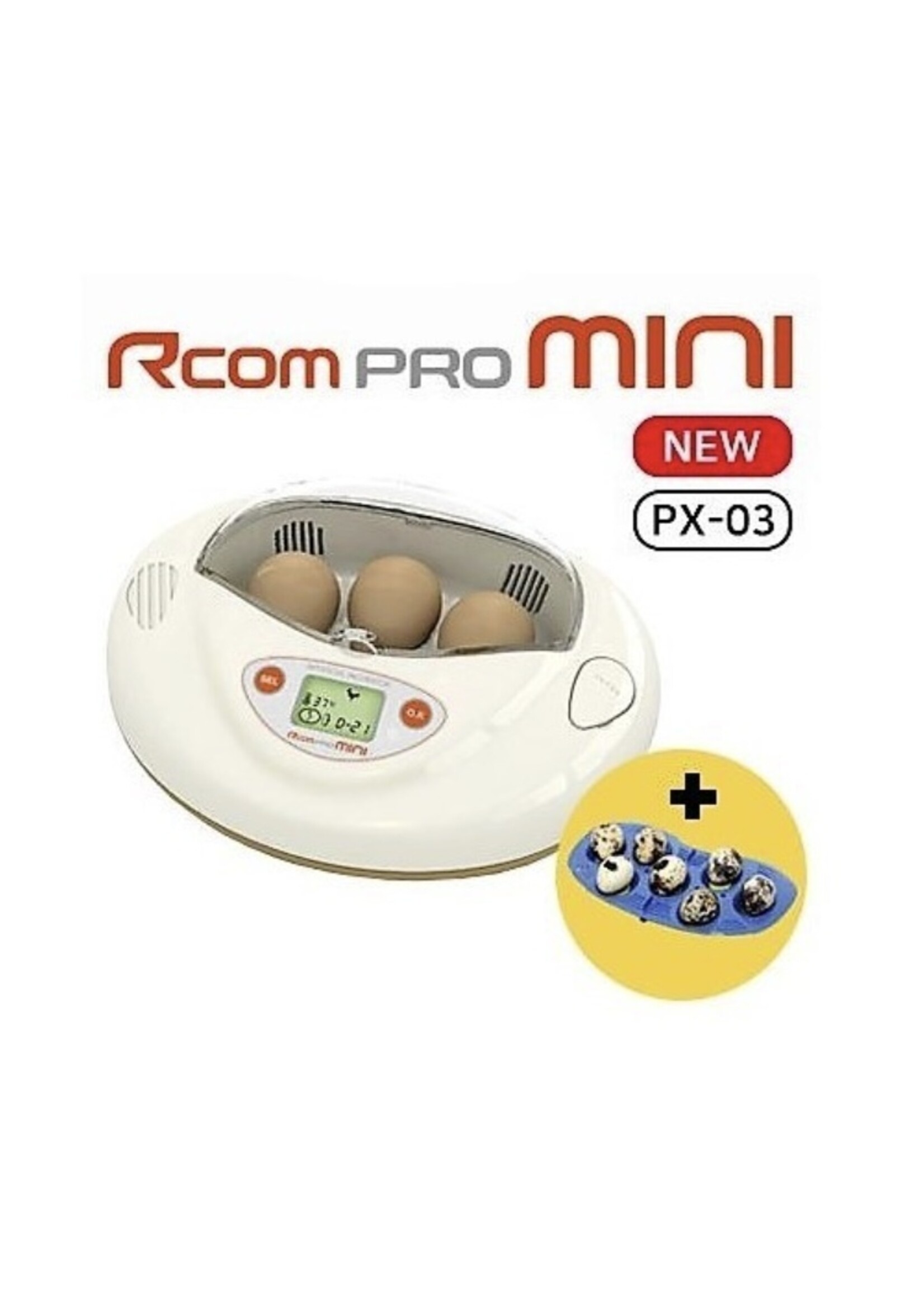 R-com Rcom Pro Mini Broedmachine – Compact, slim en ideaal voor kleine broedsels