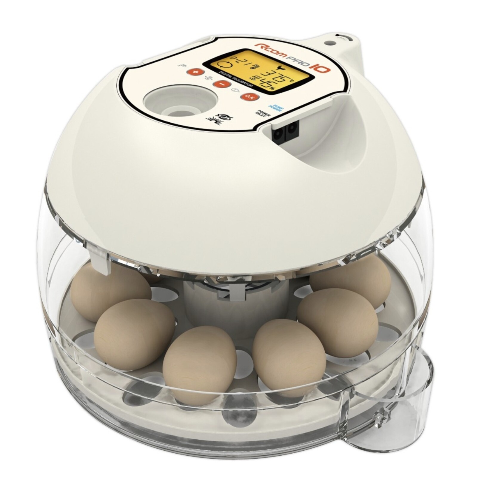 R-com Rcom 10 PRO Broedmachine – Compact, slim en volledig automatisch