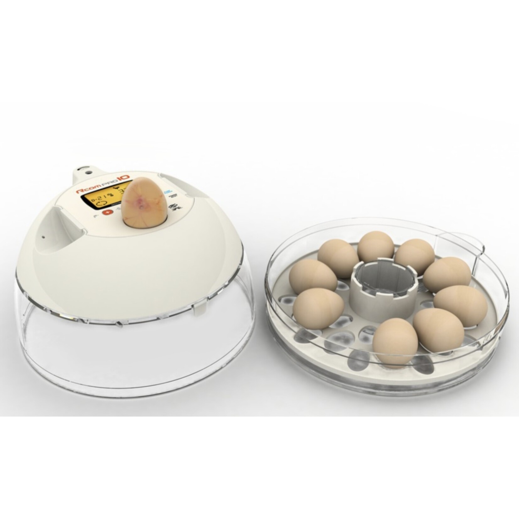 R-com Rcom 10 PRO Broedmachine – Compact, slim en volledig automatisch