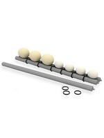 R-com Rcom 20 Max rollers (10 witte rollers en zwarte O-ringen)