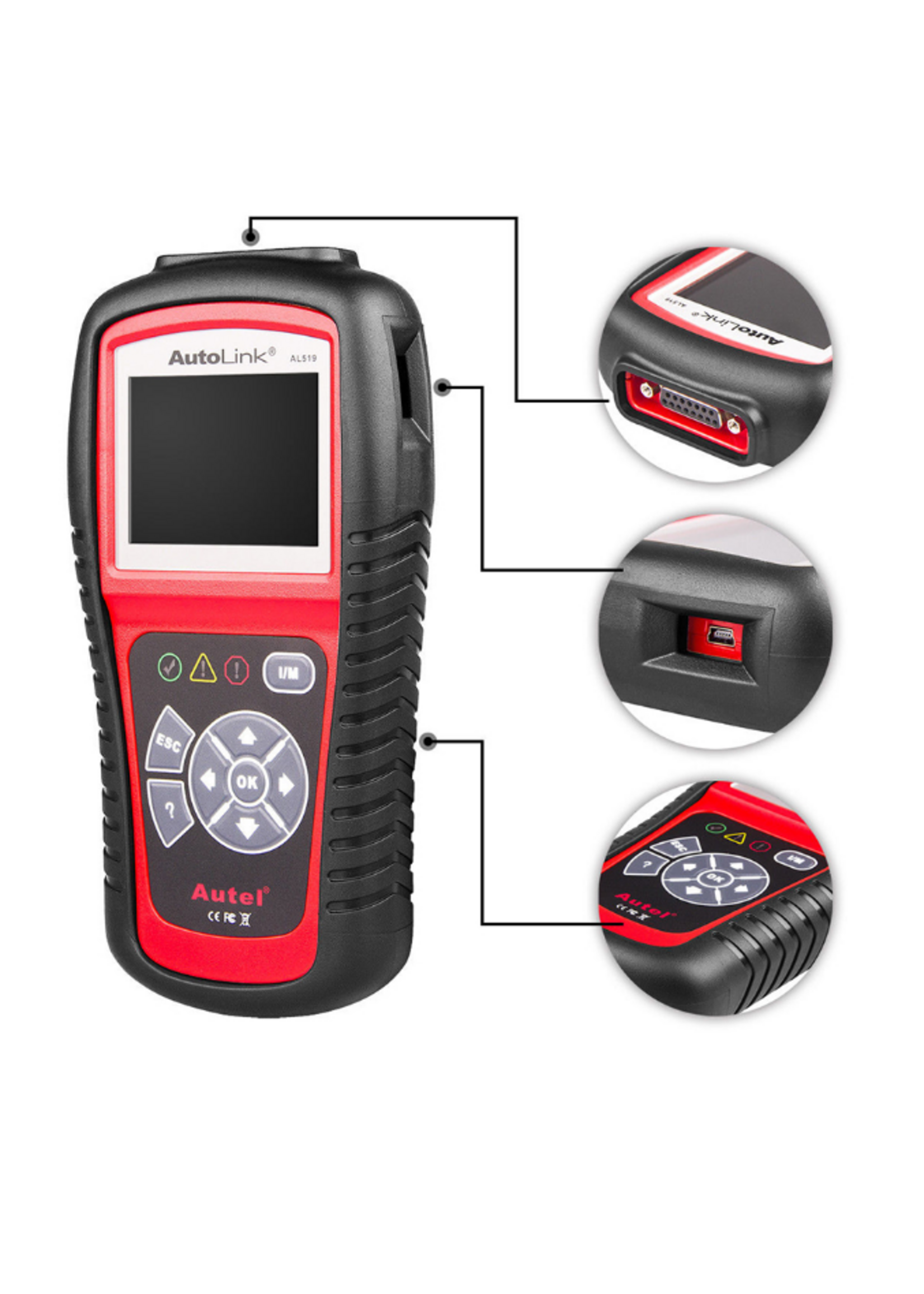 Autel Autel AL519 - OBD-scanner - OBD2 – OBDII – Diagnose scanner - Diagnosecomputer