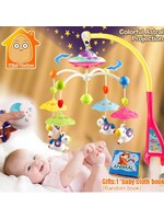 Kleurvolle Baby Muziek Mobiel met Afstandsbediening en sterren projector