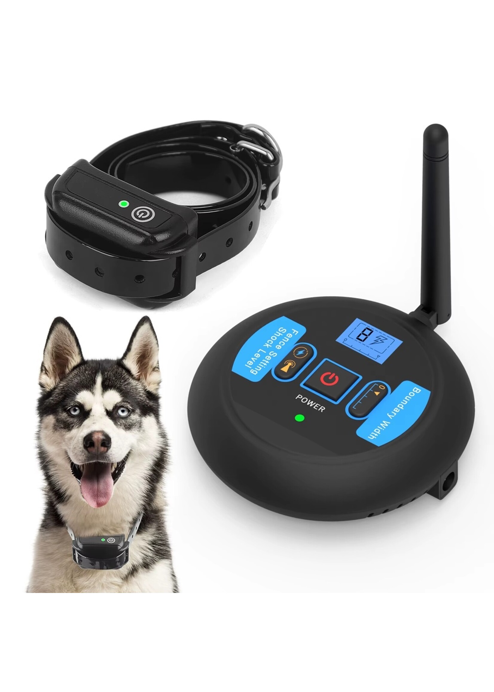 Draadloze Elektronische Hondenomheining – Tot 200 Meter – IP67 – Oplaadbaar – Voor 1 hond