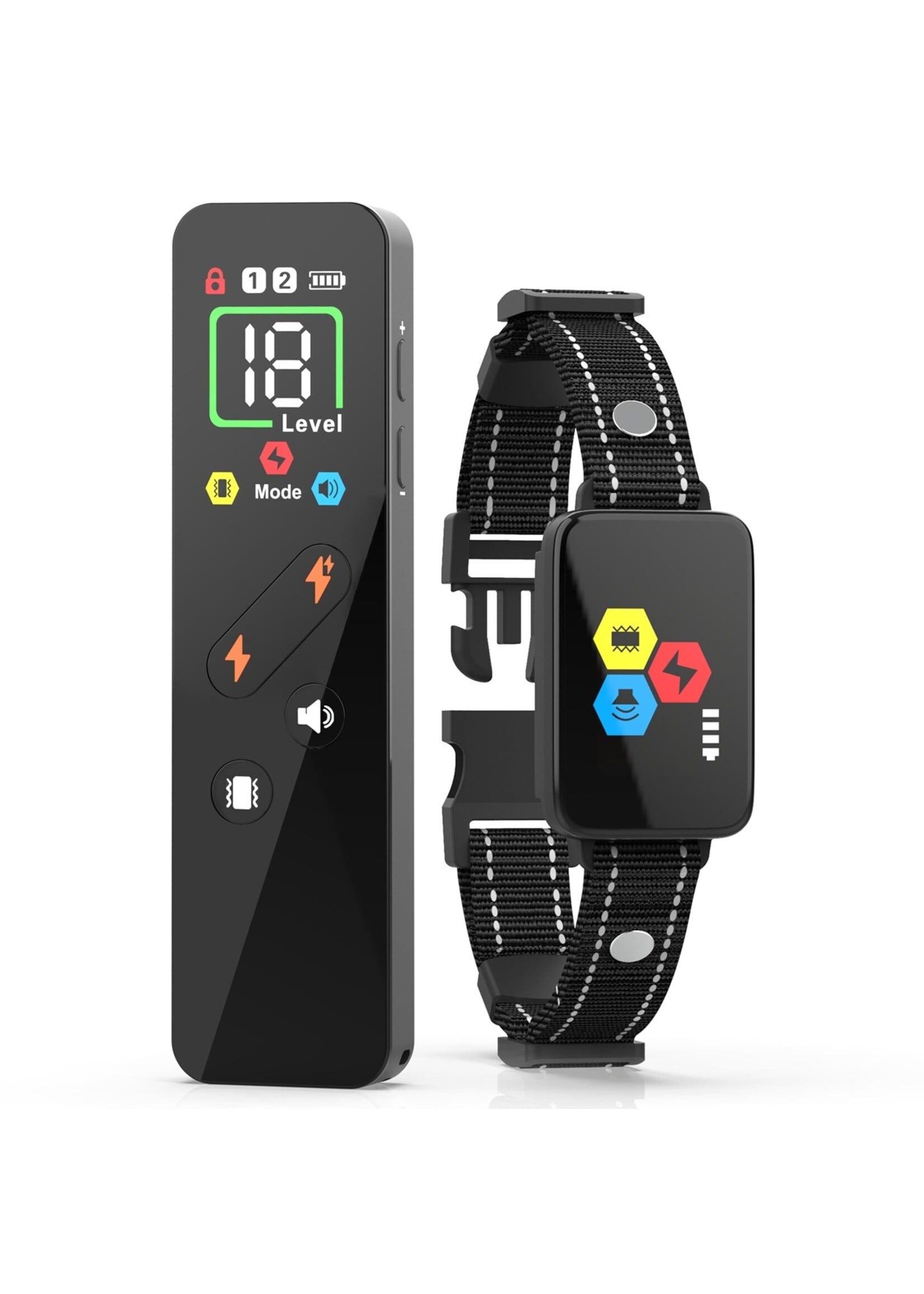 Hondentrainer met Afstandsbediening – 1000 Meter – IP68 – 3 Trainingsfuncties – Voor 1 hond