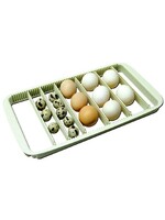 R-com Universeel Eierrek / Eiertray R-com 20 – Verstelbaar voor Verschillende Eierformaten