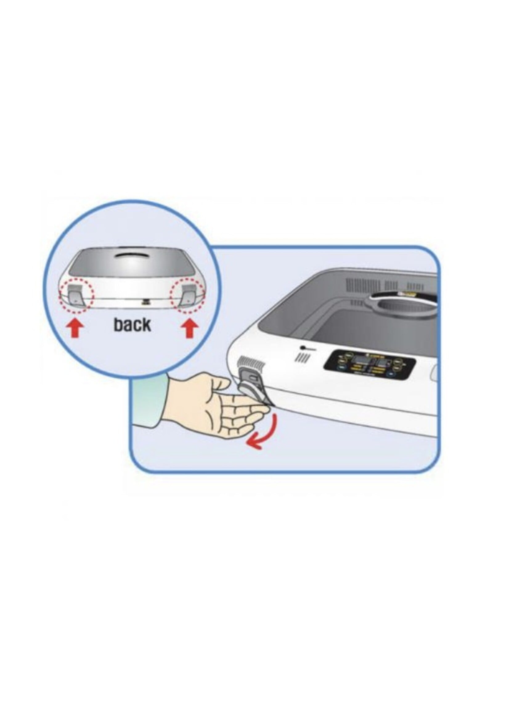 R-com Rcom 50 Behuizingsclip / Body Lock Clip – Vervangende Sluitclip