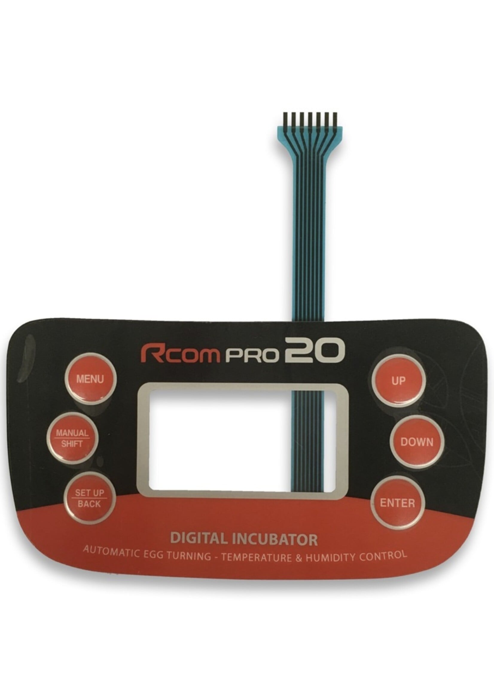 R-com Rcom 20 Pro Membraanschakelaar – Bedieningspaneel / Membrane Switch