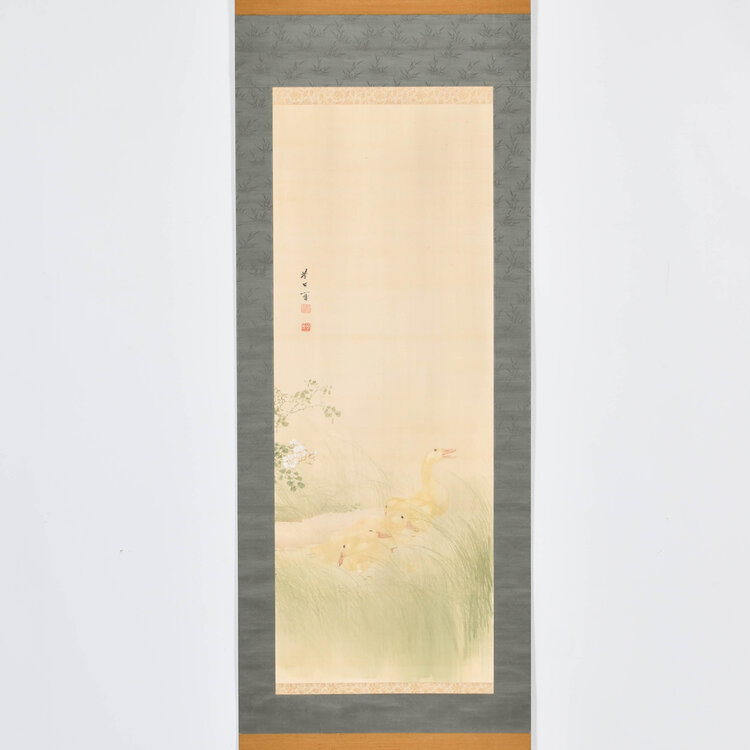 Kikuchi Hobun (1862-1918) Scroll