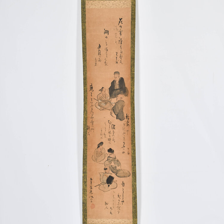 Onishi Chinnen (1792-1851) Onishi Chinnen (1792-1851) - Rolschildering - Kakejiku