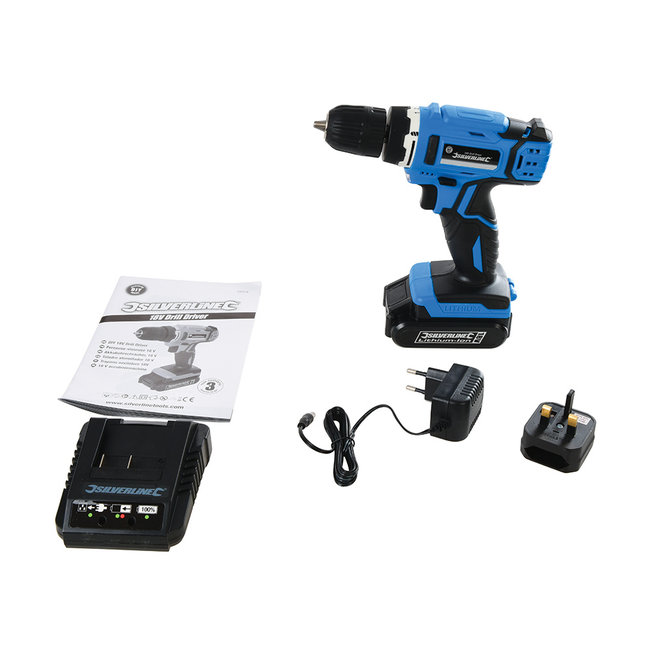 Silverline Accuboormachine 18 Volt