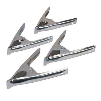 Silverline Zeilklemmen - 70 mm kaak - 4 stuks