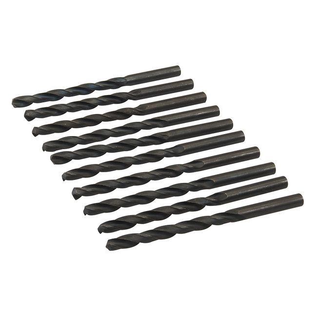 Silverline Metaalboor - 7 mm - HSS-R staal - 10 stuks
