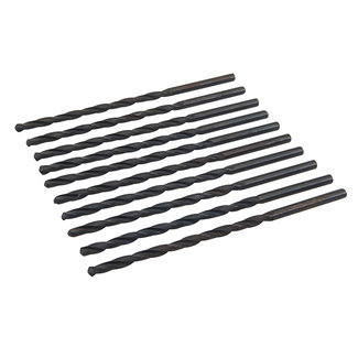Silverline Lange metaalboor - 5 x 132 mm - HSS-R staal - 10 stuks