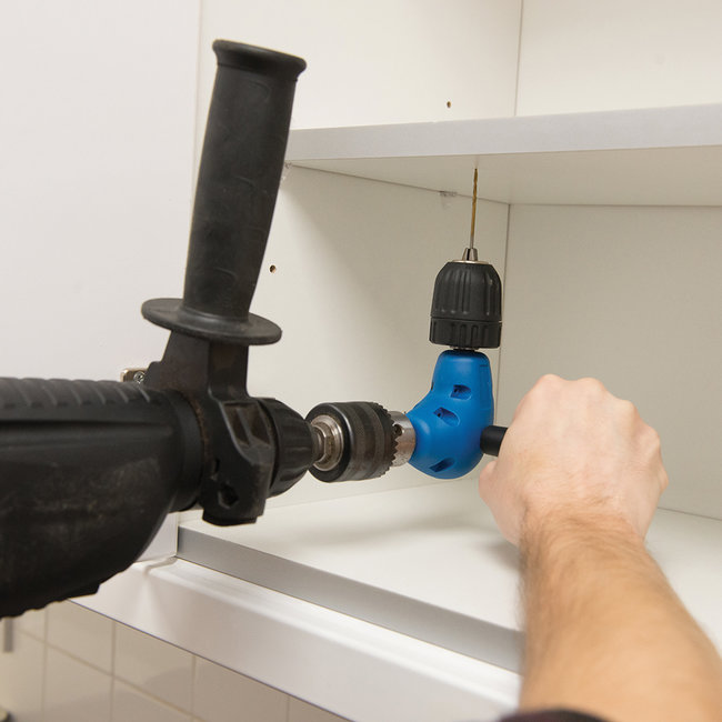 Silverline Rechte hoek sleutelloze spankop 10 mm