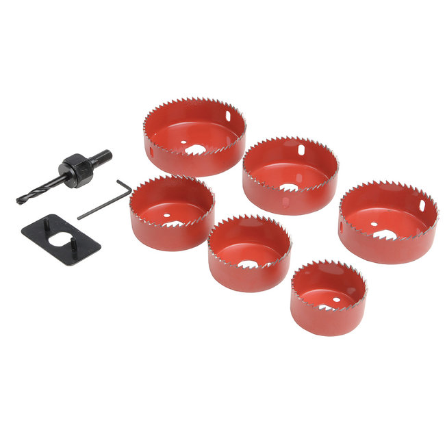 Silverline Inbouwspot installatie kit - 50 t/m 86 mm - 9-delig
