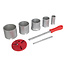 Silverline Hardmetalen gatenzaag set - 33 t/m 83 mm - 8 delig