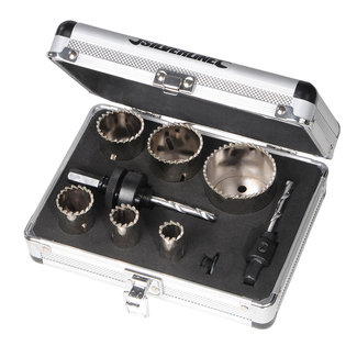Silverline Diamantgatenzaagset - 19 t/m 57 mm - 11 delig