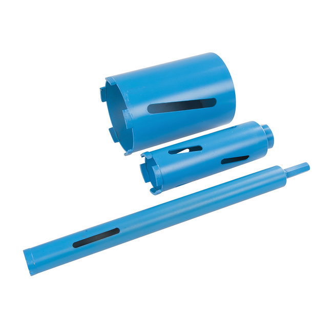 Silverline Diamant kernboor set - 28, 52 en 107 mm - 7 delig