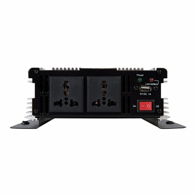 Silverline 12 Volt omvormer 1000 Watt (2 x 500 Watt)