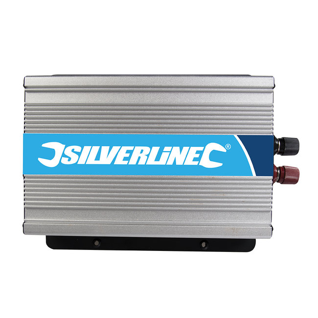 Silverline 12 Volt omvormer 1000 Watt (2 x 500 Watt)