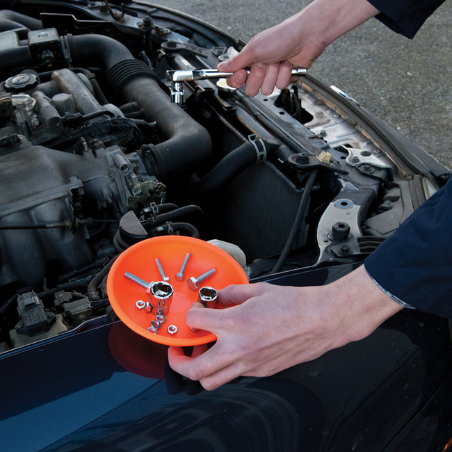 Silverline Felgekleurde magnetische bakjes - 150 mm - 3 delige set