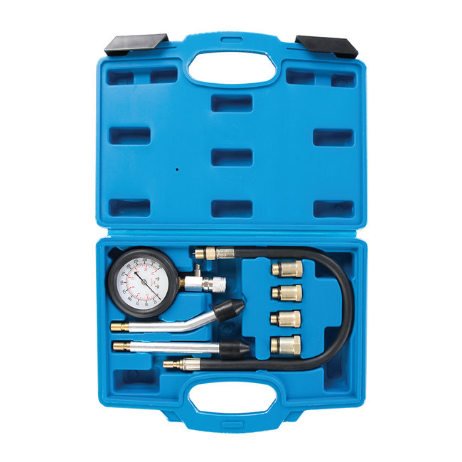 Silverline Compressietester set - 0 t/m 300 psi - 8 delig