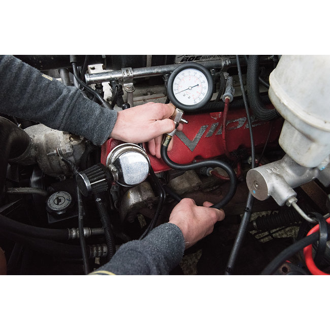 Silverline Compressietester set - 0 t/m 300 psi - 8 delig