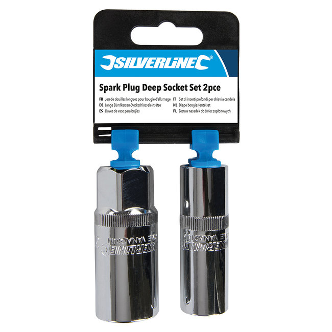 Silverline Diepe bougiesleutels - 1/2" - 16 en 21 mm