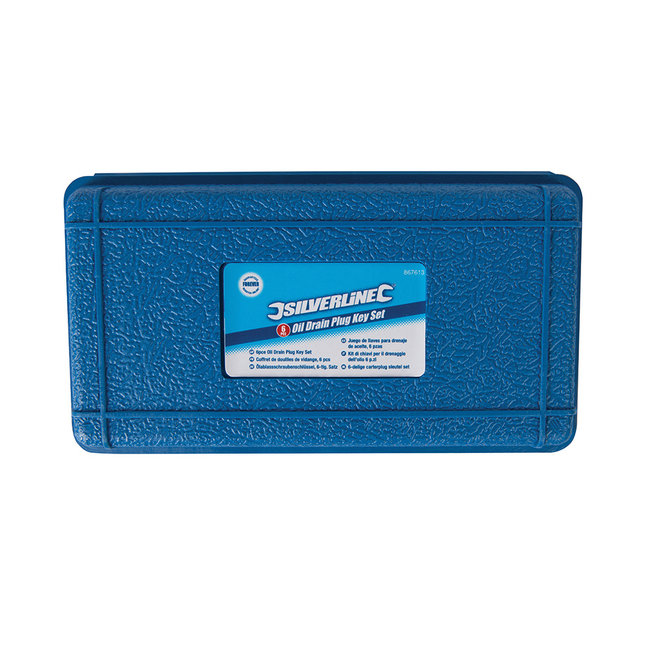 Silverline Carterplug sleutel set 6 delig
