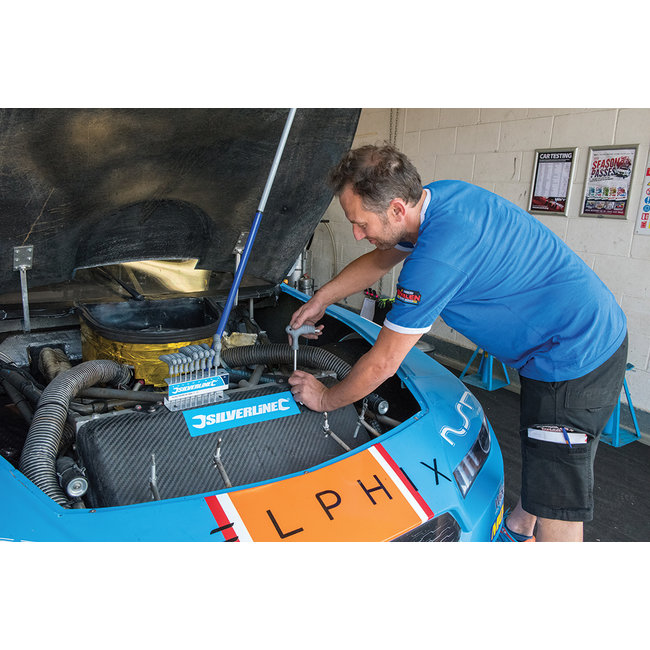 Silverline Torx sleutel set met T-handvat - T9 t/m T50 - 10 delig