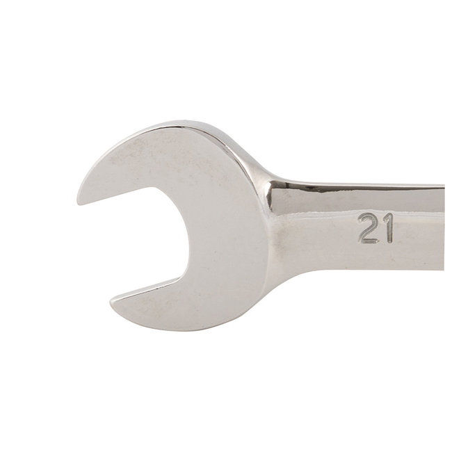 Silverline Flexibele steek-ringratelsleutel 21 mm