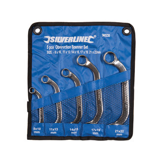 Silverline Bloksleutel set - 8 t/m 22 mm - 5 delig