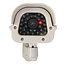 Silverline Zonnepaneel aangedreven dummy CCTV beveiligingscamera met LED Zonnepaneel aangedreven