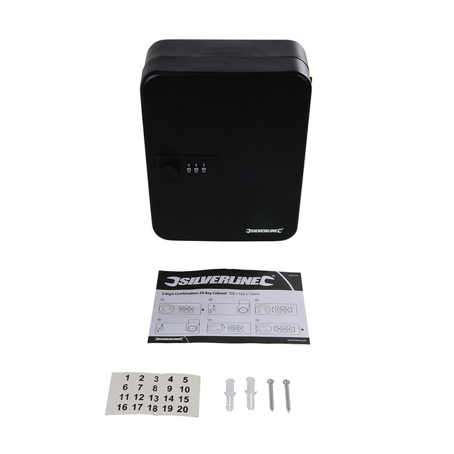 Silverline Silverline Sleutelkluis - 20 sleutels - cijfercode slot