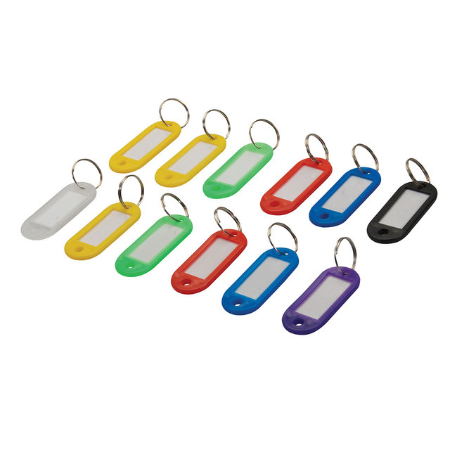 Silverline ID sleutelhanger assortiment, 12 stuks