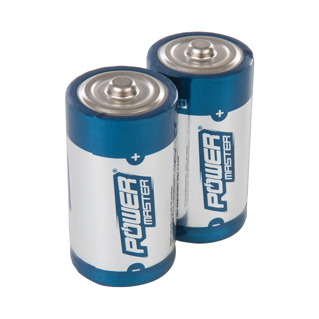 Powermaster Type C super alkaline batterij LR14, 2 pak