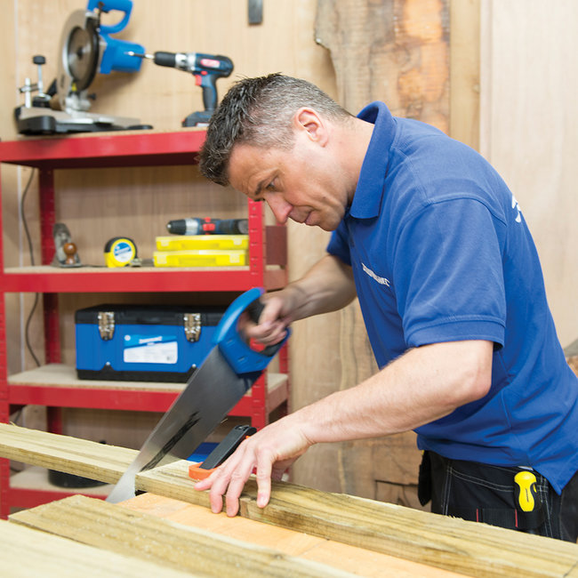 Silverline Handzaag met geharde tanden 400 mm, 7 tpi