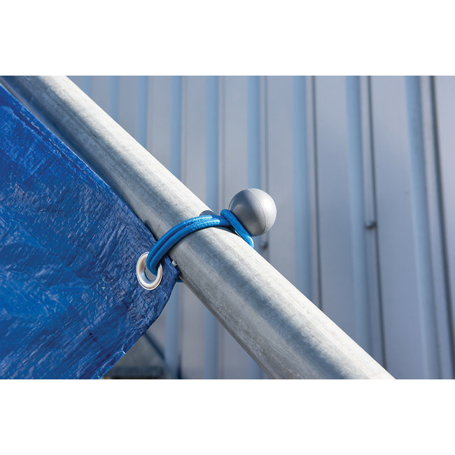 Silverline Elastische zeildoek koorden - 175 mm - 10 stuks