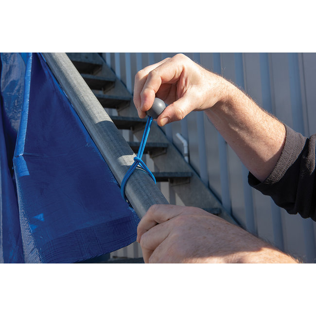 Silverline Elastische zeildoek koorden - 175 mm - 10 stuks