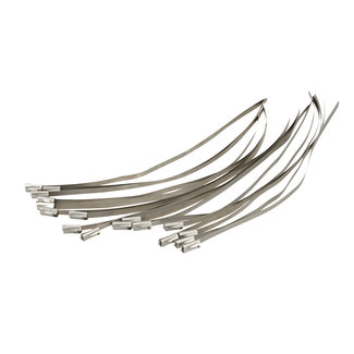 Fixman RVS kabelbinders, 50 pak 200 mm