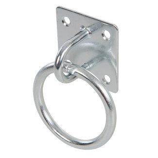 Fixman Kettingplaat, gegalvaniseerd Ring, 50 mm x 50 mm