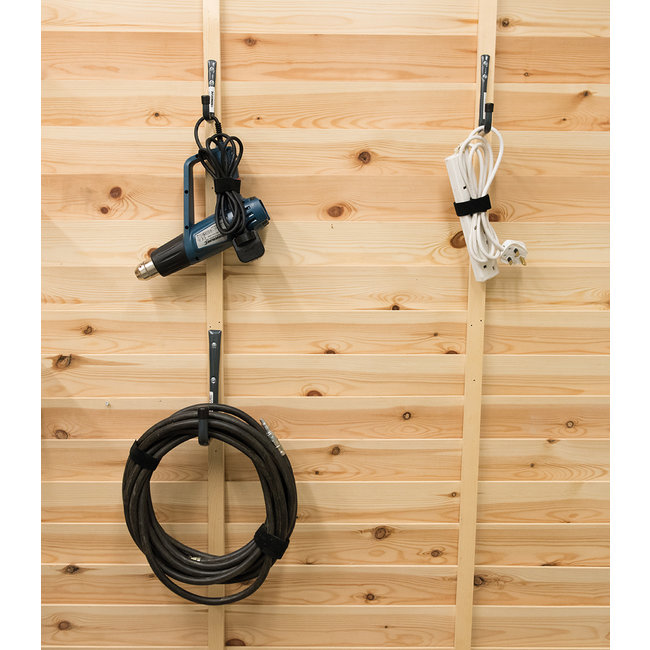 Fixman Klittenband kabelbinders - 45 cm - zwart - 10 stuks