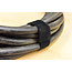 Fixman Zwarte klittenband - dubbelzijdig - 10 mm x 25 meter