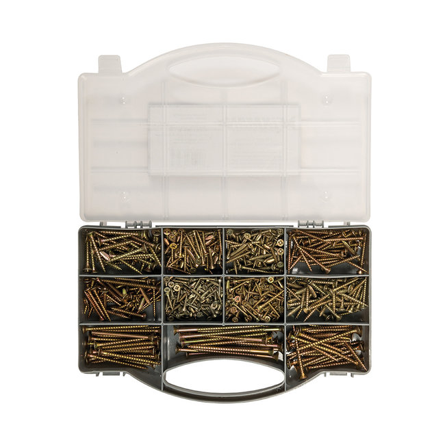 Fixman Goldstar verzonken schroef assortiment 780 delig