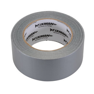Fixman Heavy-Duty' tape 50 mm x 50 m, zilver