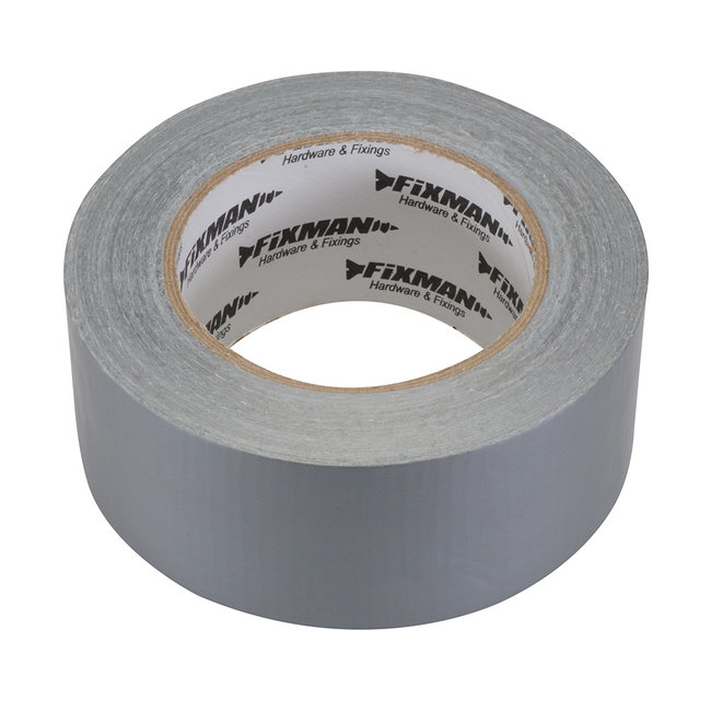 Fixman Super 'Heavy-Duty' duct tape 50 mm x 50 m, zilver